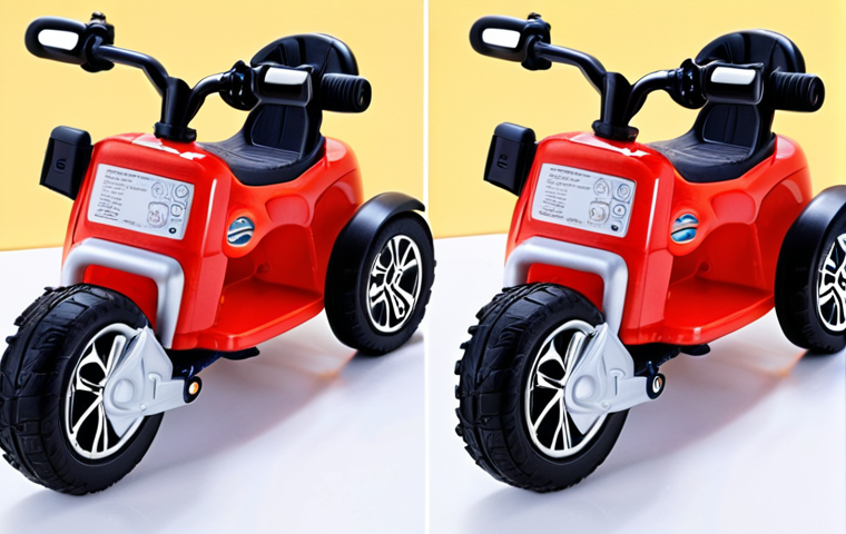 Here are two image prompts based on the provided text, focusing on the key themes of battery care for children's electric ride-on toys: