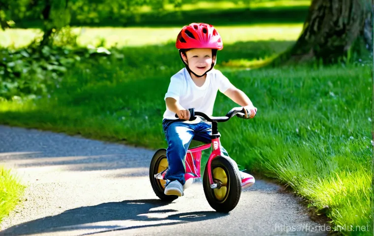 승용완구 구매 시 주의사항 - **"Le Petit Explorateur en Mouvement" (The Little Explorer in Motion)**
    A joyful toddler, approx...